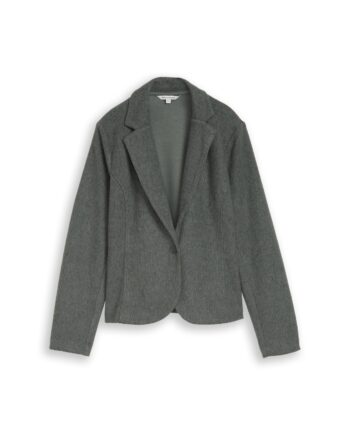 Slim Fit Cosy Blazer in Melange-Optik von Tom Tailor