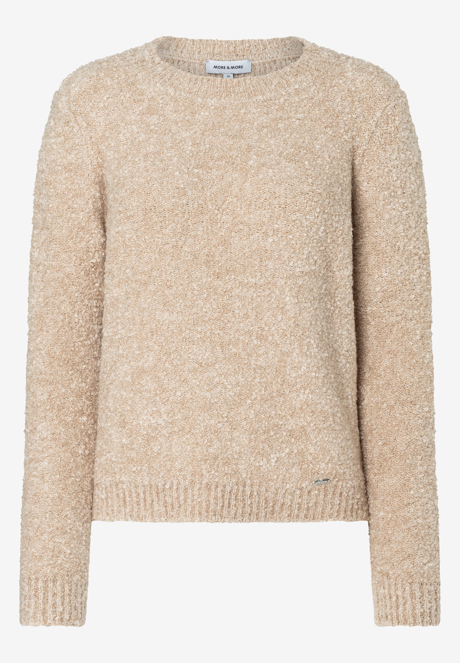 Bouclé-Pullover von More&More