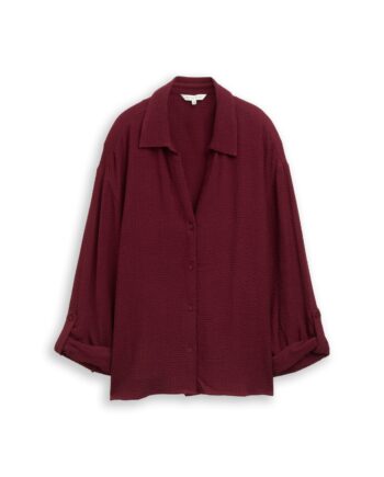 Loose Fit Seersucker Bluse von Tom Tailot