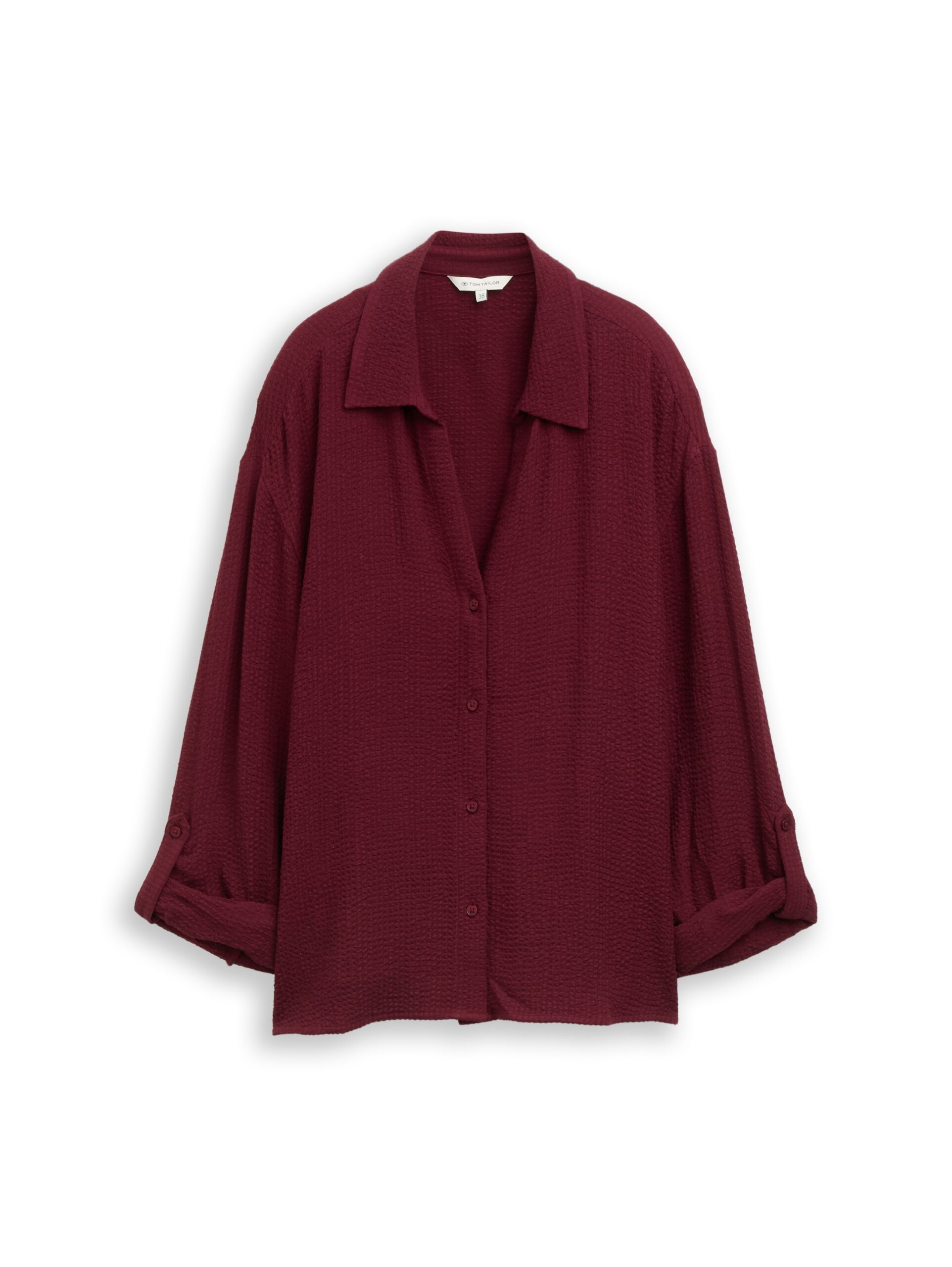 Loose Fit Seersucker Bluse von Tom Tailot