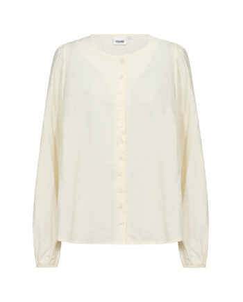 Bluse mit eleganter Raffung von Wasabiconcept