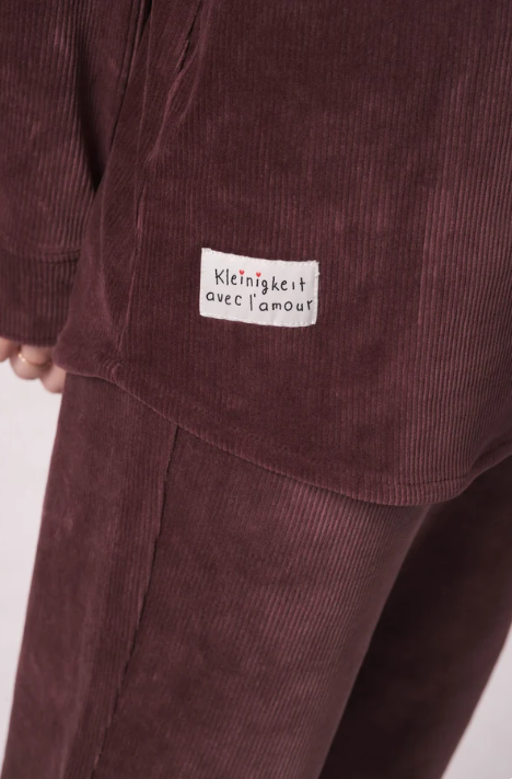 Overshirt aus feinem Cord von Kleinigkeit