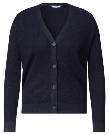 Cardigan mit V-Neck und Struktur von Cecil