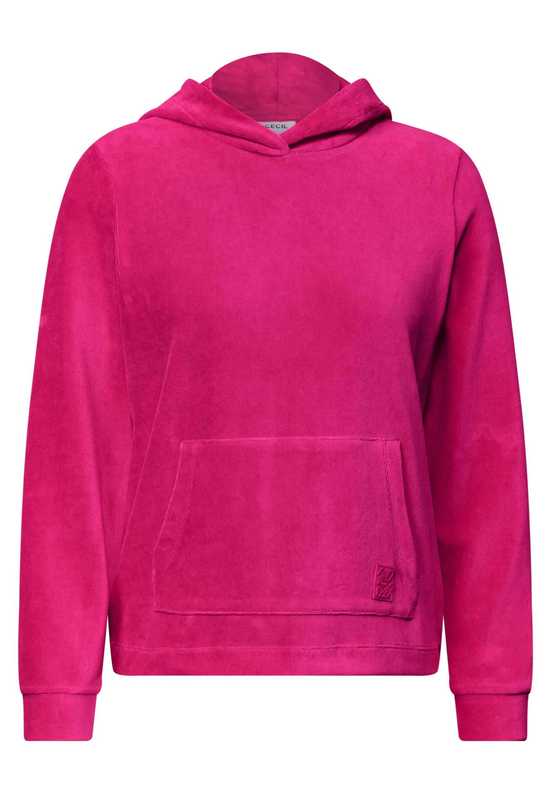 Shirt aus Cord mit Kapuze von Cecil