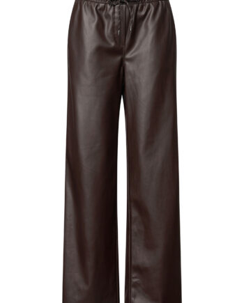 Wide Leg Hose in Lederoptik von Cecil