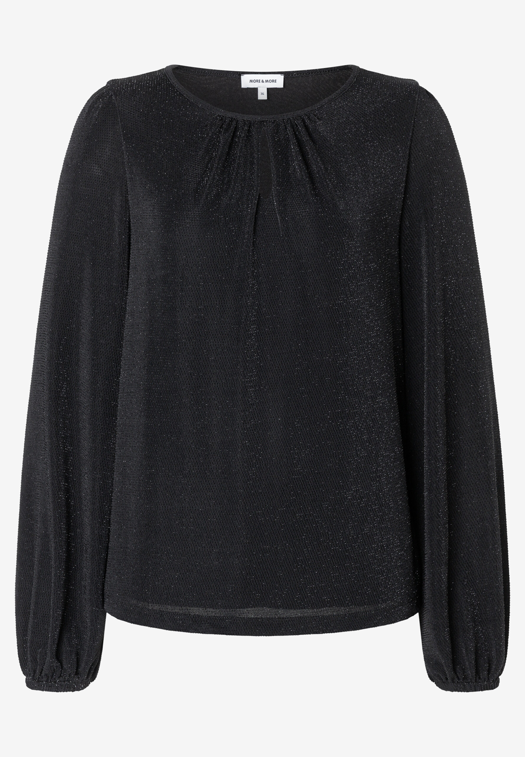 Jerseybluse mit Glanz von More&More