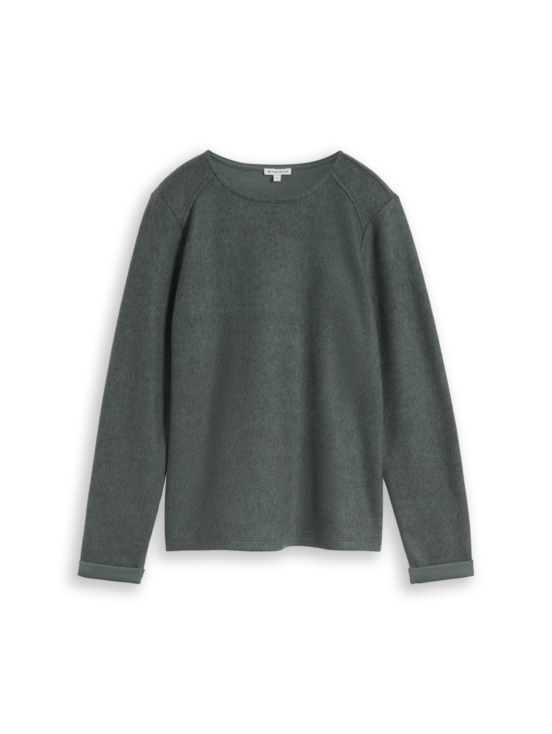 Cosy Sweatshirt mit Melange-Optik von Tom Tailor