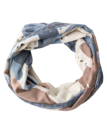 Loop-Schal mit Muster-Mix und Foliendetails von Cecil